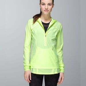 Lululemon Lightened Up 1/2 zip Pullover hoodie jacket in Clear Mint colo…